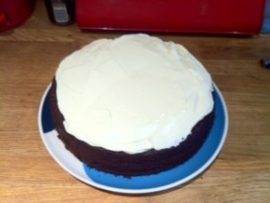 Guinness cake survives at the  paws of TLF 