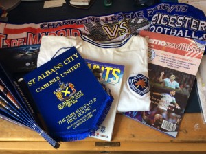 Small selection of 2016/17 loot. And a very dirty 'lucky Champions League' shirt