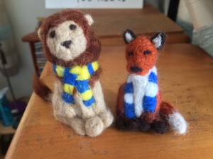 As birthday presents go, you can’t beat your very own handmade Lesta Fox and Sammy the Saint 